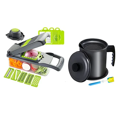 KEOUKE Vegetable Chopper Slicer + Bacon Grease